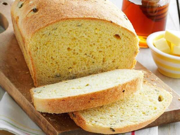 Кукурузный хлеб. \ Фото: 1000.menu. Кукурузный хлеб. \ Фото: 1000.menu.
