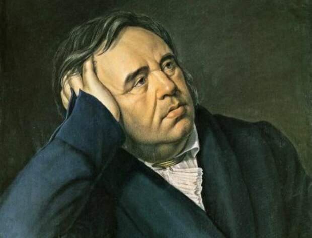 П. Оленин. Портрет баснописца И. А. Крылова, 1824. Фрагмент | Фото: virtualrm.spb.ru П. Оленин. Портрет баснописца И. А. Крылова, 1824. Фрагмент | Фото: virtualrm.spb.ru