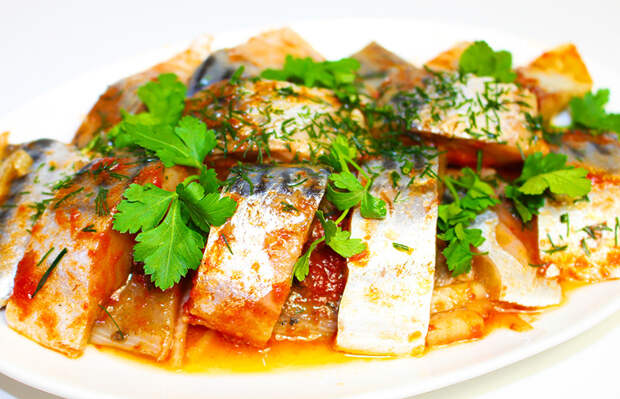 Рыба маринованная в томате блюдо из рыбы, видео, еда, кулинария, рецепты, своими руками, сделай сам