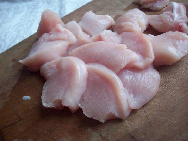 кусочки курицы
