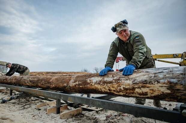 Под Киевом строят 300-километровую линию обороны