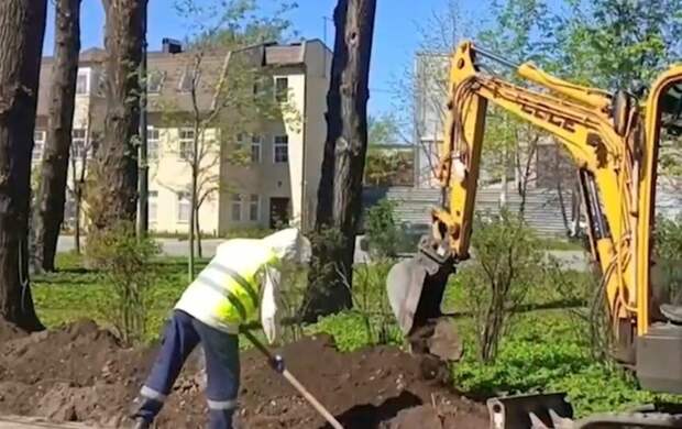 В квартале у метро "Нарвская" к концу 2026 года установят уличное освещение
