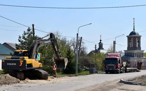 В Рыбновском округе продолжается ремонт 28 км дороги