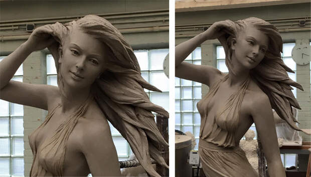 Китайский скульптор лепит женщин ″как будто из эпохи Возврождения″. Выглядят как живые!