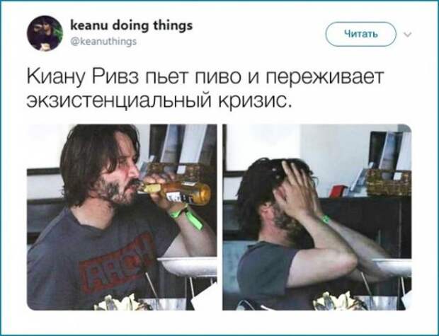 В сети выкладывают фотографии, на которых самый искренний актер Голливуда делает забавные вещи