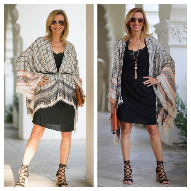 The-Boho-Black-Print-Poncho