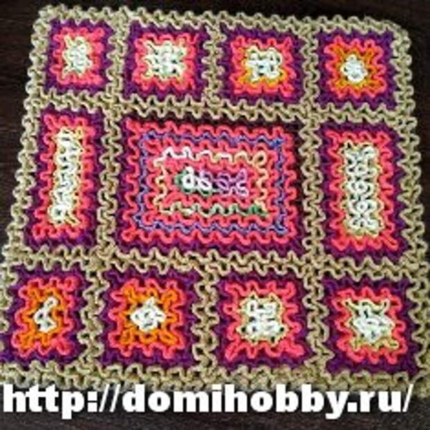Вязание крючком мотивы схемы бесплатно