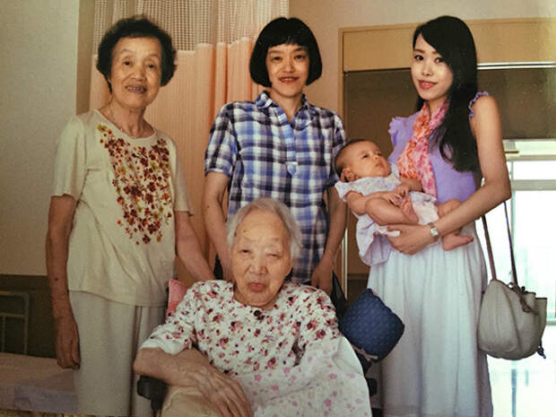 Пять поколений прабабушка, прадедушка, семейный альбом, семья, фото