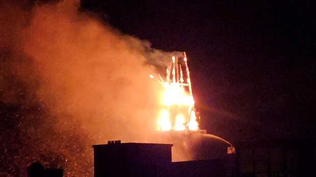 В Амстердаме в новогоднюю ночь сгорела церковь со 150-летней историей