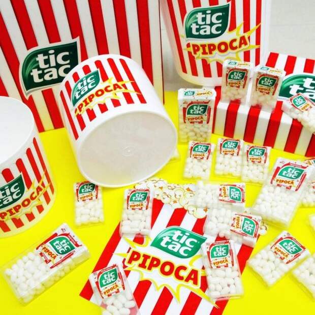 Tic Tac с попкорном