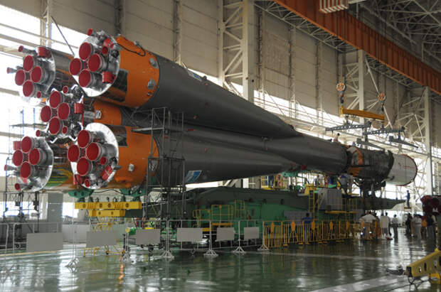 На Байконуре начались работы с ракетой-носителем «Союз-У»