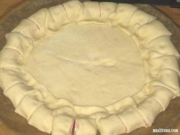 пицца с сосисками