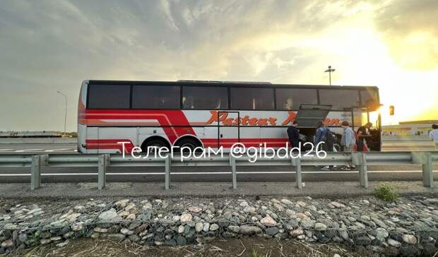 Женщина и двое детей пострадали в аварии с рейсовым автобусом на Ставрополье