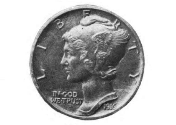 Профиль Одри Мэнсон, отчеканенный на монете. | Фото: file2.answcdn.com.