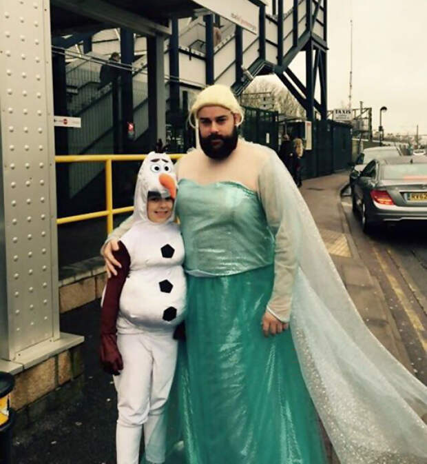 Elsa And Olaf From Frozen Costume