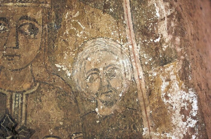 Настенный фриз 15 века в церкви Бет Меркуриос, Лалибела, Эфиопия. \ Фото: en.wikipedia.org. Настенный фриз 15 века в церкви Бет Меркуриос, Лалибела, Эфиопия. \ Фото: en.wikipedia.org.