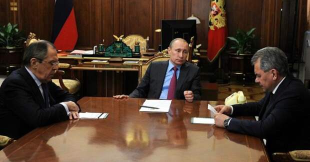 Путин, Шойгу и Лавров