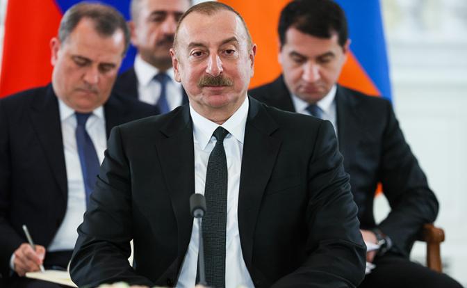 На фото: президент Азербайджана Ильхам Алиев