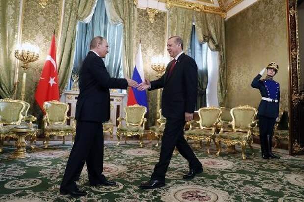Встреча Владимира Путина и Реджепа Тайипа Эрдогана, Москва, 10 марта