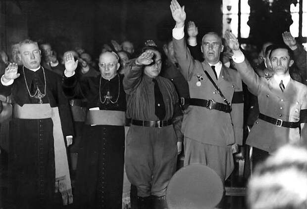 единение нацистов с Ватиканом, цели-то одни