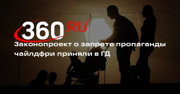 ГД в первом чтении приняла законопроект о запрете пропаганды чайлдфри