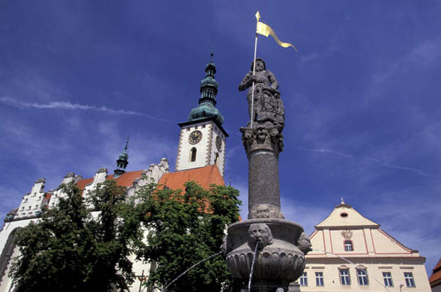Памятник Яну Жижке. Чехия, Южная Богемия. 