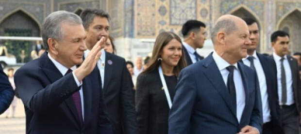 Шольц в сопровождении немецких предпринимателей отправился в тур по Центральной Азии за трудовыми мигрантами — Bloomberg