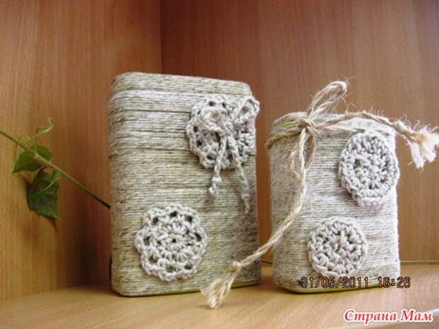 Декор баночки (от какао Несквик)