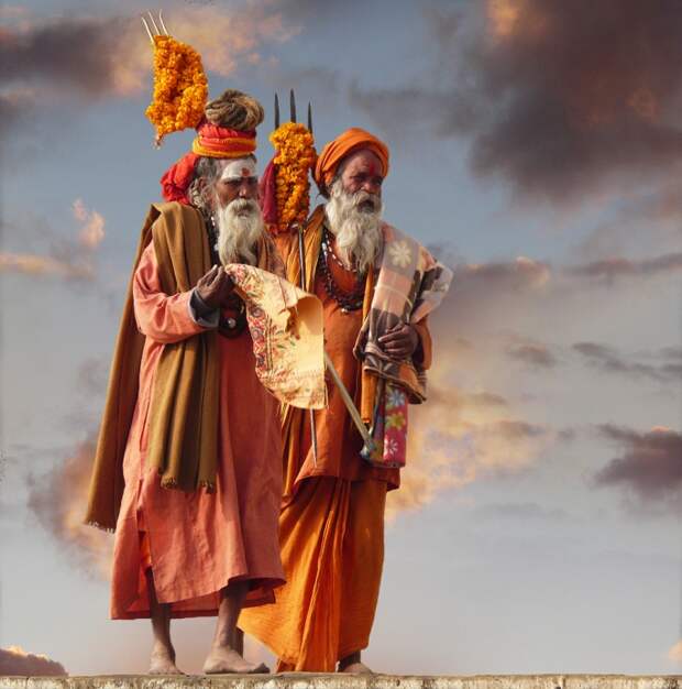 садху, Варанаси (Индия). Фото / Sadhu. Photo