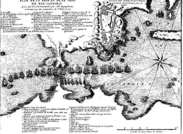 Рио-де-Жанейро в 1565 году. | Фото: warspot.ru.