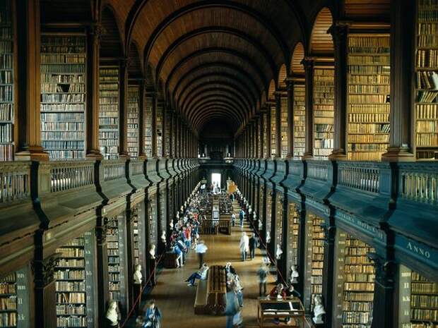 Старая Библиотека Тринити колледжа в Дублине (Trinity College, Dublin) 