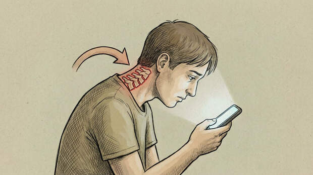 Невролог Макаров: чрезмерное использование смартфона вредит шее