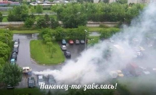 Автомобильный юмор в прикольных картинках (28 шт)
