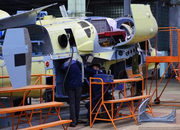 Производство вертолетов Ка-52