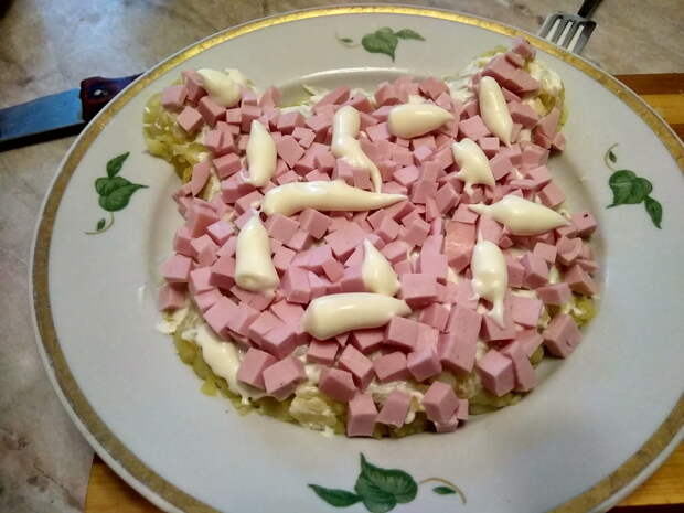 Слой майонеза