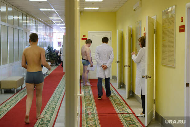 Весенний призыв на областном сборном пункте "Егоршино". Свердловская область, Артемовский