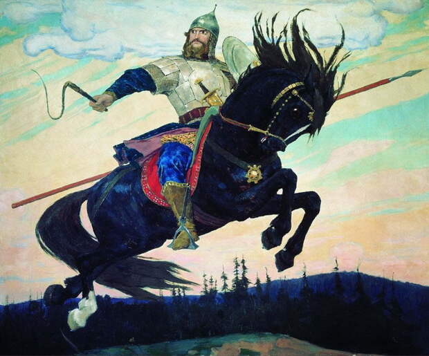 В. Васнецов. Богатырский скок. Третий раз коней купали в росе на Ильин день – 20 июля (2 августа) В. Васнецов. Богатырский скок. Третий раз коней купали в росе на Ильин день – 20 июля (2 августа)