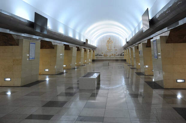 Станция Алматинского метрополитена Абая