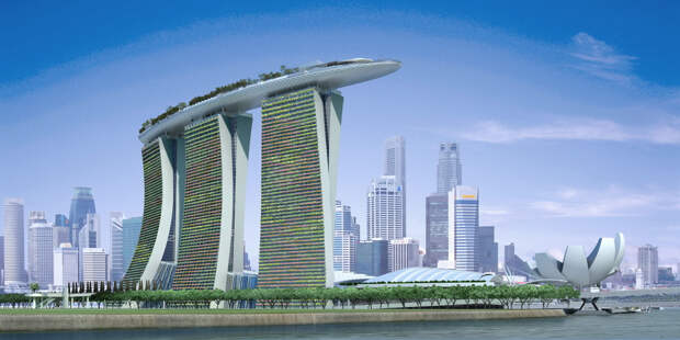 NewPix.ru - Чудо света - отель Marina Bay Sands в Сингапуре