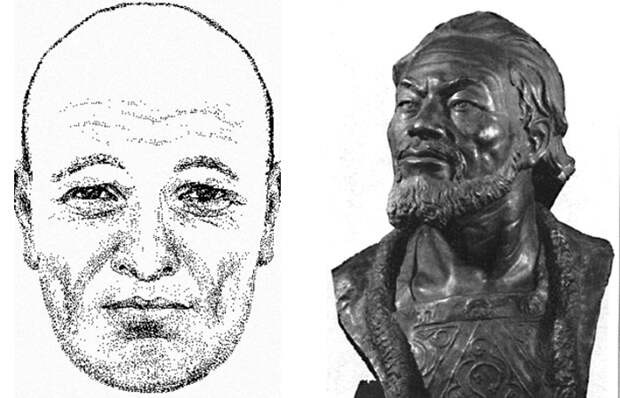Как выглядел Андрей Боголюбский: реконструкция выполненная В.Н. Звягиным (слева) и М.М. Герасимовым (спрва). Как выглядел Андрей Боголюбский: реконструкция выполненная В.Н. Звягиным (слева) и М.М. Герасимовым (спрва).