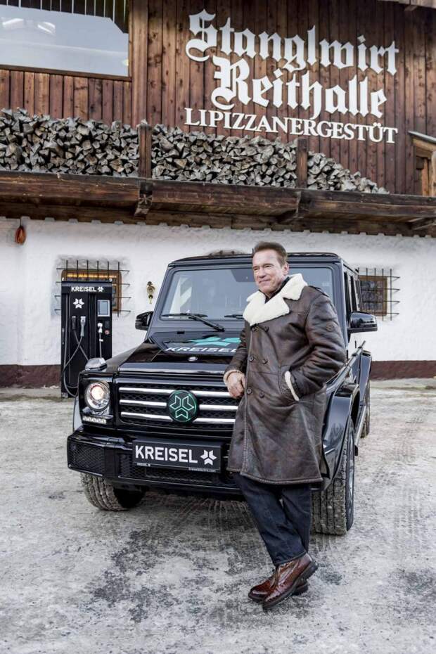 Шварценеггер переделал свой Gelandewagen в электромобиль mercedes, mercedes-benz, Арнольд Шварцнеггер, шварценеггер, электромобиль