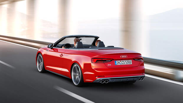 Компания Audi представила открытые версии A5 и S5 нового поколения. Фото 2