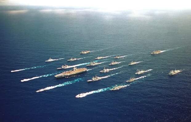 Ударная группа ВМС США. Источник изображения: https://vk.com/denis_siniy