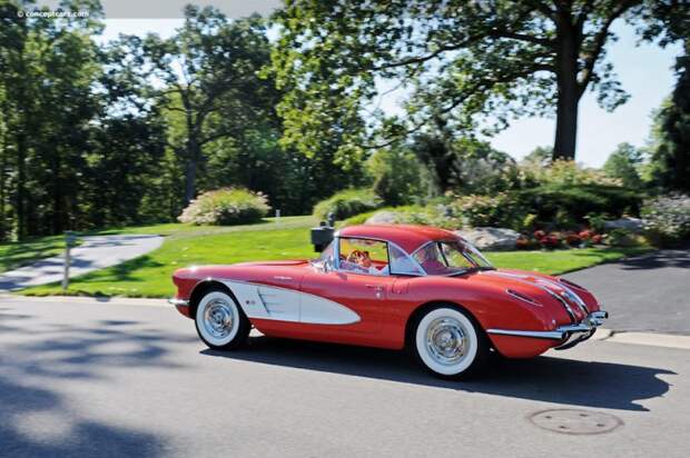 Первое поколение 1953-1962 годы (С1). chevrolet, corvette, спорткар