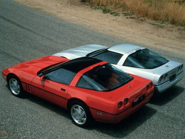 Четвертое поколение 1983-1996 годы (С4). chevrolet, corvette, спорткар