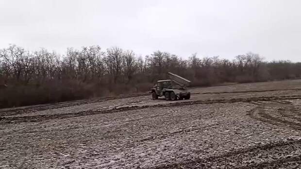 Расчет "Града" выжег район сосредоточения ВСУ