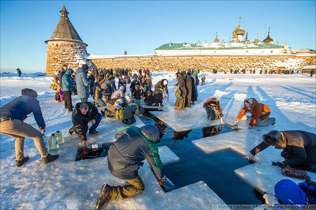 Соловки, крещение Соловки, крещение