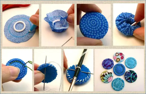 Пуговицы своими руками - 5 отличных способов и множество примеров