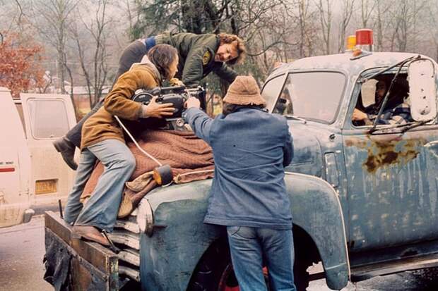 Вернер Херцог на съемочной площадке "Строшека" (1977). Фотографии со съёмок, актеры, кинематограф, режиссеры