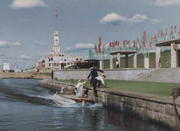 Москва в фильме «Волга-Волга», 1938 год